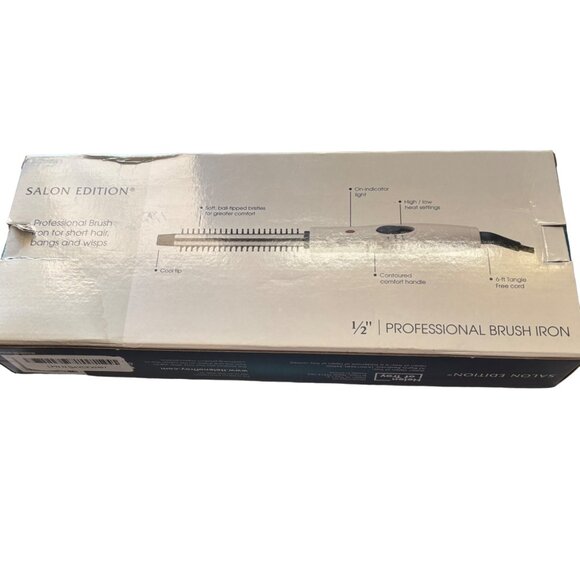 Salon Edition 1/2" Professional Brush Iron Brand: Helen of Troy. Brand New Open - Picture 7 of 8